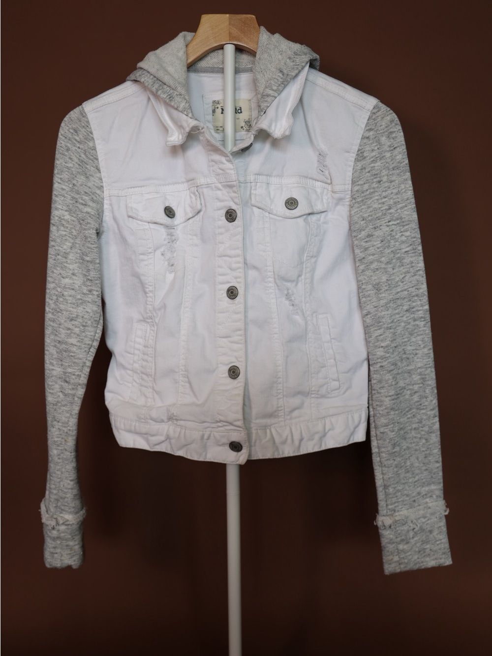 Mudd Jean Jacket - white - Medium